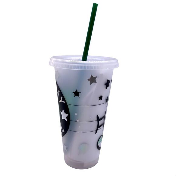 NWT Wool + Pepper Co. I Need My Space Custom Zodiac Starbucks Cold Cup - Picture 3 of 4